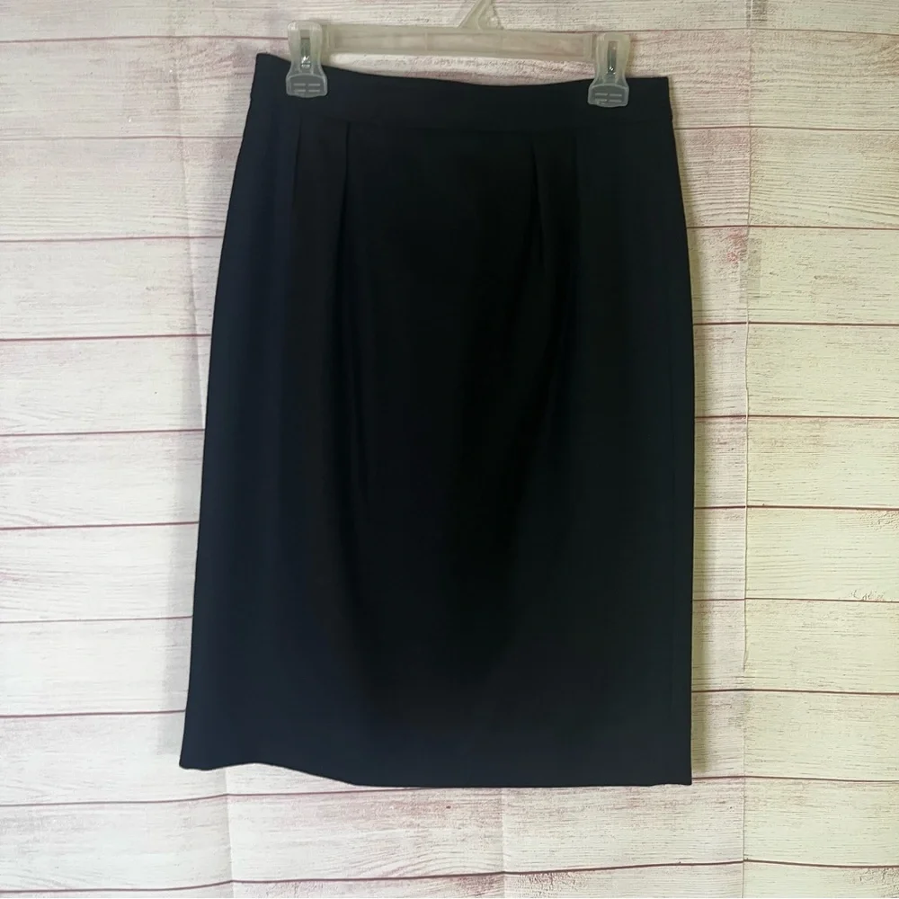 Pendleton Black 100% Virgin‎ Wool Pencil Skirt Size 6
